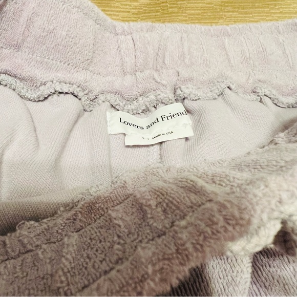 REVOLVE Lovers + Friends Landry Terry Drawstring Pant in Lavender - Picture 8 of 8